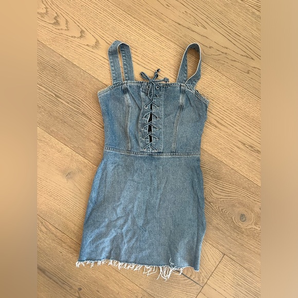 reformation denim dress poshmark Reformation Denim Dress